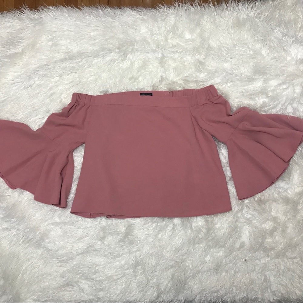 Topshop off the shoulder too